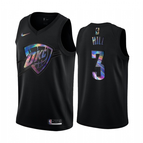 NBA Oklahoma City Thunder Trikot George Hill 3 Iridescent HWC Collection Swingman - Herren NBA Oklahoma City Thunder Trikot George Hill 3 Iridescent HWC Collection Swingman - Herren